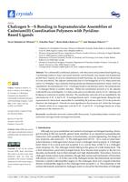 prikaz prve stranice dokumenta Chalcogen S∙∙∙S Bonding in Supramolecular Assemblies of Cadmium(II) Coordination Polymers with Pyridine-Based Ligands