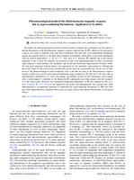 prikaz prve stranice dokumenta Phenomenological model of the third-harmonic magnetic response due to superconducting fluctuations: Application to Sr2RuO4