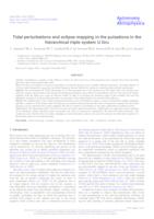 prikaz prve stranice dokumenta Tidal perturbations and eclipse mapping in the pulsations in the hierarchical triple system U Gru