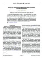 prikaz prve stranice dokumenta Stability of the manifold boundary approximation method for reductions of nuclear structure models