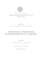 prikaz prve stranice dokumenta Zintlovi ioni - intermetalni klasteri elemenata 14. i 15. skupine