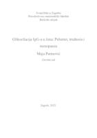 prikaz prve stranice dokumenta Glikozilacija IgG-a u žena: Pubertet, trudnoća i menopauza