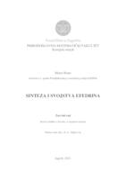 prikaz prve stranice dokumenta Sinteza i svojstva efedrina