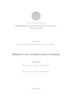 prikaz prve stranice dokumenta Johnson–Corey–Chaykovskyjeva reakcija