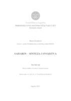 prikaz prve stranice dokumenta Saharin - sinteza i svojstva