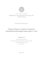 prikaz prve stranice dokumenta Uloga estrogena i receptora estrogena u metastatskom potencijalu tumora glave i vrata