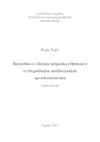 prikaz prve stranice dokumenta Raznolikost i ishrana lažipauka (Opiliones) u višegodišnjim mediteranskim agroekosustavima