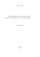 prikaz prve stranice dokumenta Nodalno-funkcionalna organizacija Istočne Hrvatske: zastupljenost teme u nastavi geografije