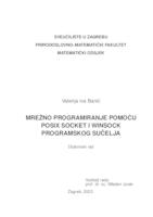 prikaz prve stranice dokumenta Mrežno programiranje pomoću POSIX socket i Winsock programskog sučelja