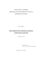 prikaz prve stranice dokumenta Matematičko modeliranje ateroskleroze