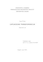 prikaz prve stranice dokumenta Laplaceova transformacija