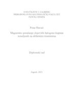 prikaz prve stranice dokumenta Magnetsko ponašanje slojevitih halogenokuprata temeljenih na alifatskim triaminima