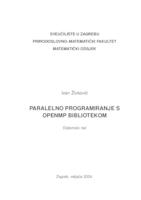 prikaz prve stranice dokumenta Paralelno programiranje s OpenMP bibliotekom
