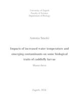 prikaz prve stranice dokumenta Impacts of increased water temperature and emerging contaminants on some biological traits of caddisfly larvae