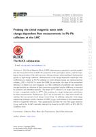 prikaz prve stranice dokumenta Probing the chiral magnetic wave with charge-dependent flow measurements in Pb-Pb collisions at the LHC