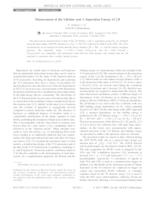 prikaz prve stranice dokumenta Measurement of the Lifetime and Λ Separation Energy of 3ΛH