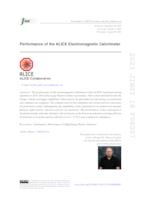 prikaz prve stranice dokumenta Performance of the ALICE Electromagnetic Calorimeter