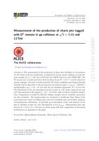 prikaz prve stranice dokumenta Measurement of the production of charm jets tagged with D0 mesons in pp collisions at √s=5.02 and 13 TeV