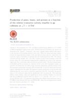 prikaz prve stranice dokumenta Production of pions, kaons, and protons as a function of the relative transverse activity classifier in pp collisions at $$ \sqrt{s} $$ = 13 TeV