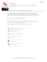 prikaz prve stranice dokumenta Noise model of the cryogenic nuclear magnetic resonance spectroscopy system's receiving chain