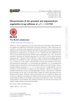 prikaz prve stranice dokumenta Measurements of the groomed and ungroomed jet angularities in pp collisions at √s = 5.02 TeV