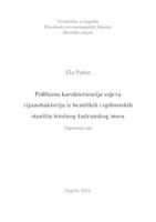 prikaz prve stranice dokumenta Polifazna karakterizacija sojeva cijanobakterija iz bentičkih i epibiotskih staništa istočnog Jadranskog mora