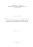 prikaz prve stranice dokumenta Određivanje ultrabrze dinamike fotopobuđenih nosilaca naboja poluvodičkih tankih slojeva dihalkogenida i oksinitrida prijelaznih metala