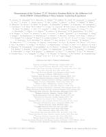 prikaz prve stranice dokumenta Measurement of the Nucleon Fn2/Fp2 Structure Function Ratio by the Jefferson Lab MARATHON Tritium/Helium-3 Deep Inelastic Scattering Experiment