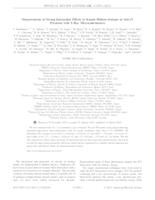 prikaz prve stranice dokumenta Measurements of Strong-Interaction Effects in Kaonic-Helium Isotopes at Sub-eV Precision with X-Ray Microcalorimeters