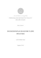 prikaz prve stranice dokumenta Ekogeografija invazivne flore Hrvatske