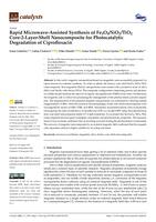 prikaz prve stranice dokumenta Rapid Microwave-Assisted Synthesis of Fe3O4/SiO2/TiO2 Core-2-Layer-Shell Nanocomposite for Photocatalytic Degradation of Ciprofloxacin