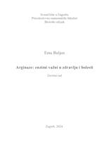 prikaz prve stranice dokumenta Arginaze: enzimi važni u zdravlju i bolesti