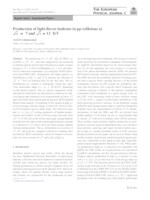 prikaz prve stranice dokumenta Production of light-flavor hadrons in pp collisions at √s = 7 and √s = 13 TeV