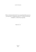 prikaz prve stranice dokumenta Odnos dominantnih društveno-gospodarskih procesa s promjenama zemljišnog pokrova i načina korištenja zemljišta u Zadarskoj županiji