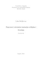 prikaz prve stranice dokumenta Pojavnost i učestalost mutacija u biljaka i životinja