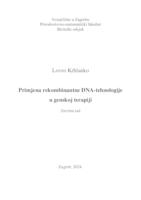 prikaz prve stranice dokumenta Primjena rekombinantne DNA-tehnologije u genskoj terapiji