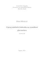 prikaz prve stranice dokumenta Utjecaj okolišnih čimbenika na raznolikost glavonožaca