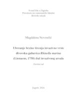 prikaz prve stranice dokumenta Ubrzanje brzine širenja invazivne vrste divovska gubavica Rhinella marina (Linnaeus, 1758) duž invazivnog areala