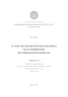 prikaz prve stranice dokumenta O-tert-butiloksimi kinuklidina kao inhibitori butirilkolinesteraze