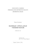 prikaz prve stranice dokumenta Mjerenje i upravljanje tržišnim rizikom