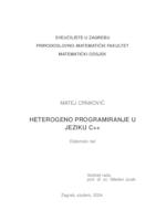 prikaz prve stranice dokumenta Heterogeno programiranje u jeziku C++