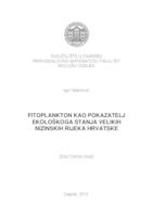 prikaz prve stranice dokumenta Fitoplankton kao pokazatelj ekološkoga stanja velikih nizinskih rijeka Hrvatske