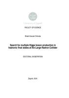 prikaz prve stranice dokumenta Search for multiple Higgs boson production in hadronic final states at the Large Hadron Collider