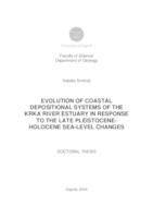 prikaz prve stranice dokumenta EVOLUTION OF COASTAL DEPOSITIONAL SYSTEMS OF THE KRKA RIVER ESTUARY IN RESPONSE TO THE LATE PLEISTOCENE-HOLOCENE SEA-LEVEL CHANGES