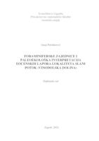 prikaz prve stranice dokumenta Foraminiferske zajednice i paleoekološka interpretacija eocenskih lapora lokaliteta Slani potok (Vinodolska dolina)