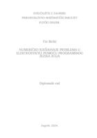 prikaz prve stranice dokumenta Numeričko rješavanje problema u elektrostatici pomoću programskog jezika Julia