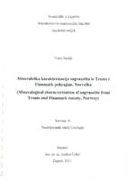 prikaz prve stranice dokumenta Mineraloška karakterizacija sagvandita iz Troms i Finnmark pokrajine, Norveška