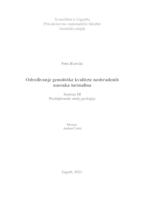 prikaz prve stranice dokumenta Određivanje gemološke kvalitete neobrađenih uzoraka turmalina