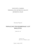 prikaz prve stranice dokumenta Paralelno programiranje u Qt biblioteci