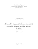 prikaz prve stranice dokumenta Usporedba  stope metabolizma podzemnih i nadzemnih populacija rakova porodice Asellidae